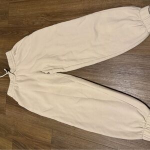 Target Cream Women Sweatpants